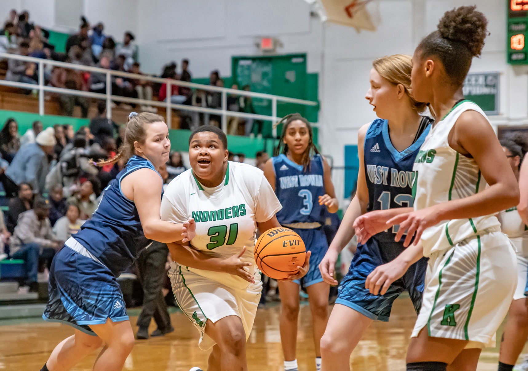 their home basketball game against West Rowan
